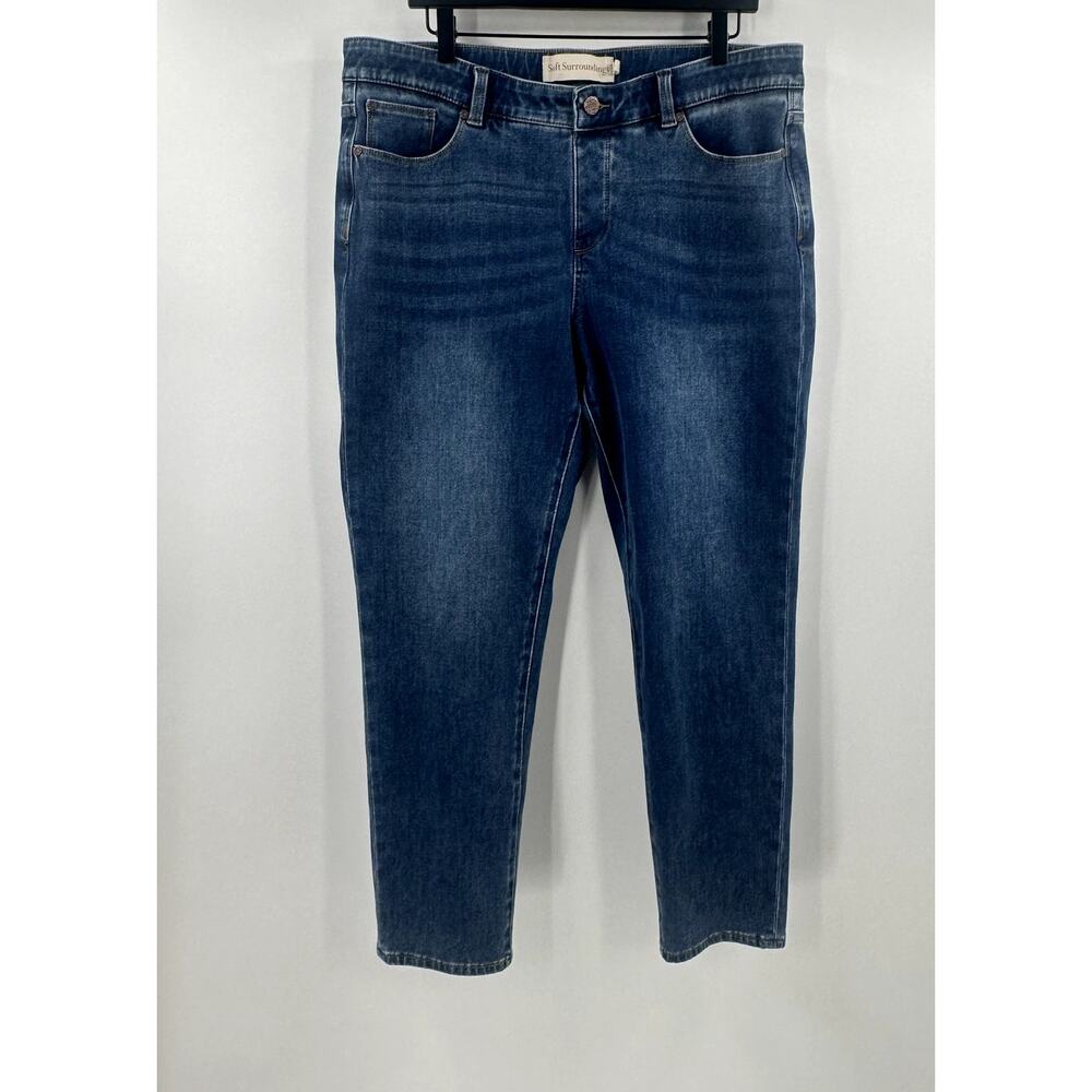 Soft Surrounding Medium Wash Straight Skinny Leg … - image 1